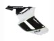 2007-2008 Kawasaki ZX6R Motorcycle Fairings - Black White Ninja UK