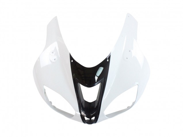 2007-2008 Kawasaki ZX6R Motorcycle Fairings - Black White Ninja UK