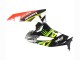 2009-2012 Kawasaki ZX6R Motorcycle Fairings - Green Glossy Black Yellow White Red Elf Monster UK