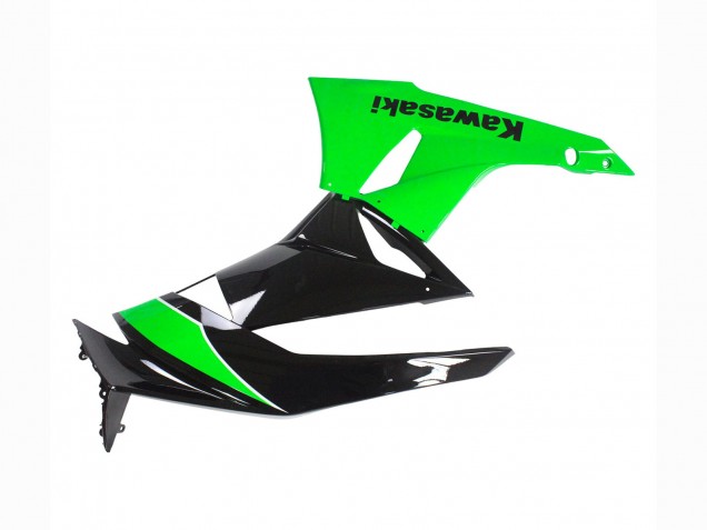 2009-2012 Kawasaki ZX6R Motorcycle Fairings - Green Glossy Black UK