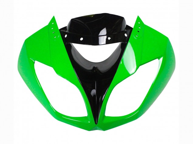 2009-2012 Kawasaki ZX6R Motorcycle Fairings - Green Glossy Black UK