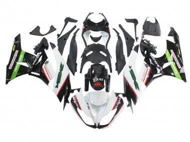 2009-2012 Kawasaki ZX6R Motorcycle Fairings - White Red Black Green UK
