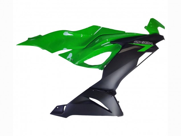 2019-2022 Kawasaki ZX6R Motorcycle Fairings - Green Matte Black UK