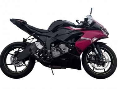 2019-2022 Kawasaki ZX6R Motorcycle Fairings - Glossy Black Pink Ninja UK