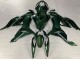 2019-2022 Kawasaki ZX6R Motorcycle Fairings - Dark Green UK