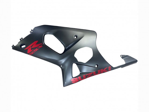2000-2002 Suzuki GSXR1000 Motorcycle Fairings - Matte Grey Red Decal UK