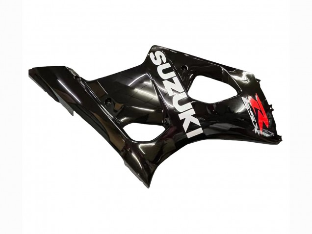 2003-2004 Suzuki GSXR 1000 Motorcycle Fairings - Glossy Black White Red Decals UK