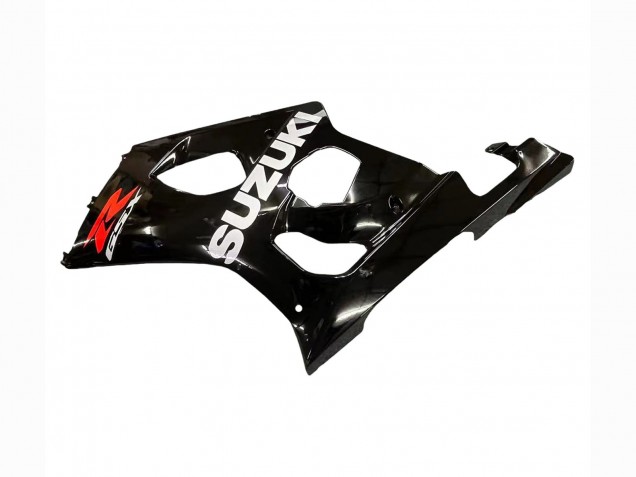 2003-2004 Suzuki GSXR 1000 Motorcycle Fairings - Glossy Black White Red Decals UK