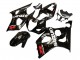 2003-2004 Suzuki GSXR 1000 Motorcycle Fairings - Glossy Black White Red Decals UK
