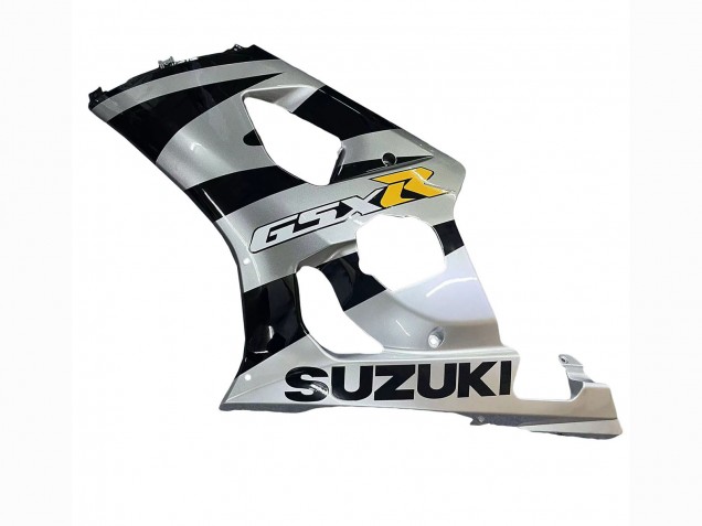 2003-2004 Suzuki GSXR 1000 Motorcycle Fairings - Glossy Black Silver Grey Yellow UK