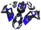 2007-2008 Suzuki GSXR 1000 Motorcycle Fairing Kits - Blue Glossy Black UK
