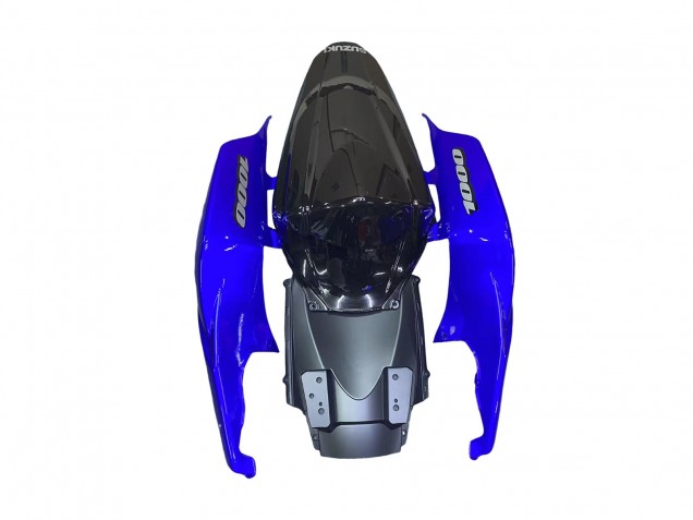 2007-2008 Suzuki GSXR 1000 Motorcycle Fairing Kits - Blue Glossy Black UK