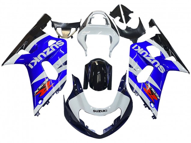 2001-2003 Suzuki GSXR 600 / GSXR 750 Motorcycle Fairings - Blue White Glossy Black Red UK