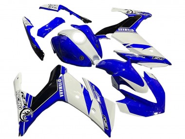 2015-2018 Yamaha YZF R3/R25 Motorcycle Fairings - White Blue Black Racing UK