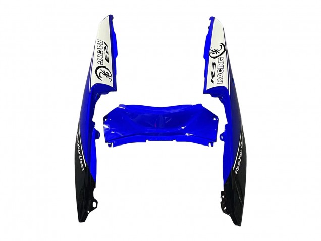 2015-2018 Yamaha YZF R3/R25 Motorcycle Fairings - White Blue Black Racing UK
