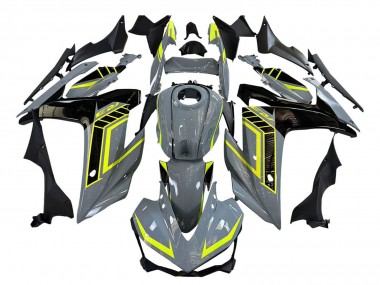 2015-2018 Yamaha YZF R3/R25 Motorcycle Fairings - Nardo Grey Neon Yellow Black UK