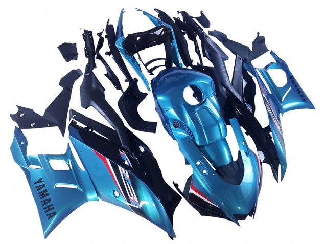 2019-2021 Yamaha YZF R3/R25 Motorcycle Fairing - Blue Black UK