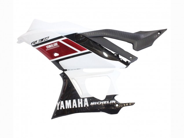 2022-2024 Yamaha YZF R3/R25 Motorcycle Fairings - White Red Black Yamalube UK