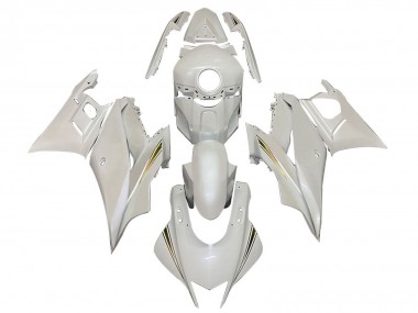 2022-2024 Yamaha YZF R3/R25 Motorcycle Fairings - White Gold UK