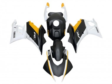 2022-2024 Yamaha YZF R3/R25 Motorcycle Fairings - White Yellow Matte Black UK