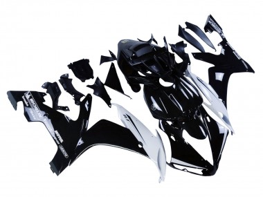 2004-2006 Yamaha YZF 1000 R1 Motorcycle Fairings - Glossy Black White Motul UK