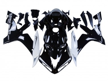 2004-2006 Yamaha YZF 1000 R1 Motorcycle Fairings - Glossy Black White Motul UK
