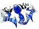 2006-2009 Yamaha YZF R6S Motorcycle Fairings - White Blue Fiat Motul Kastinee UK
