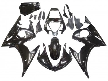 2006-2009 Yamaha YZF R6S Motorcycle Fairings - Glossy Black UK