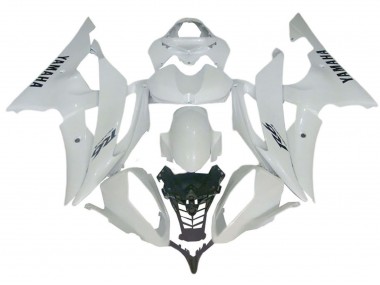 2008-2016 Yamaha YZF 600 R6 Motorcycle Fairings - Glossy White UK