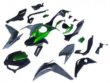 2014-2019 Kawasaki Z1000 Motorcycle Fairings - Black Green Grey UK