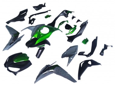 2014-2019 Kawasaki Z1000 Motorcycle Fairings - Black Green Grey UK