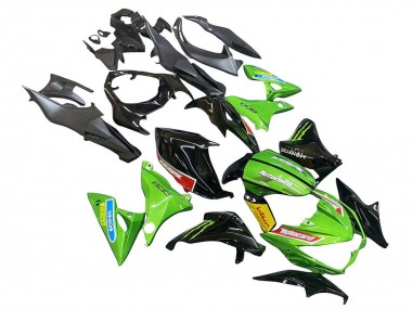 2013-2018 Kawasaki Z800 Motorcycle Fairings - Green Glossy Black Red Yellow UK