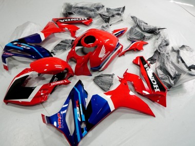 2019-2020 Honda CBR650R Motorcycle Fairings - Red White Blue Glossy Black HRC UK