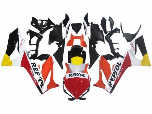2021-2023 Honda CBR650R Motorcycle Fairings - Orange White Red Yellow Glossy Black Repsol UK