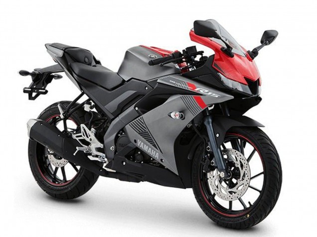 2018-2024 Yamaha YZF R15 Motorcycle Fairings - Matte Grey Red UK