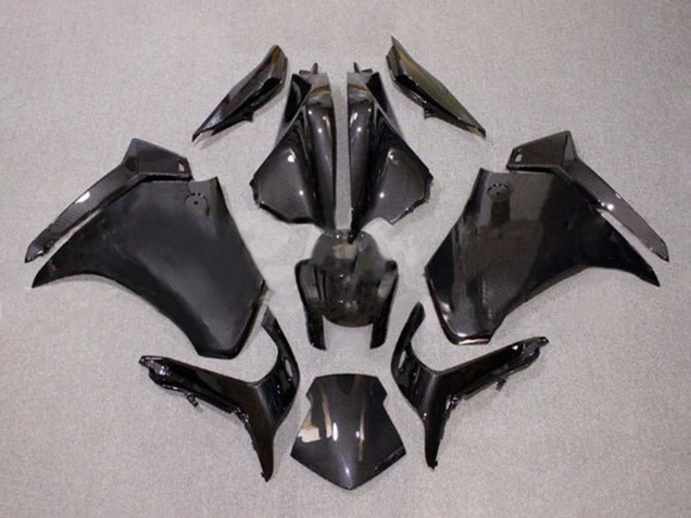 2010-2014 Honda VFR 1200 Motorcycle Fairings - Black Carbon Fiber UK