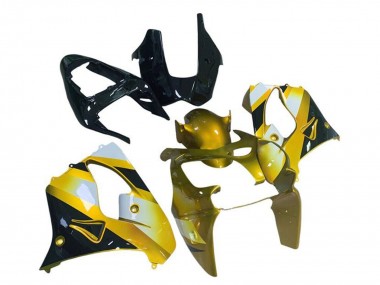 2002-2003 Kawasaki ZX9R Motorcycle Fairings - Yellow White Black UK