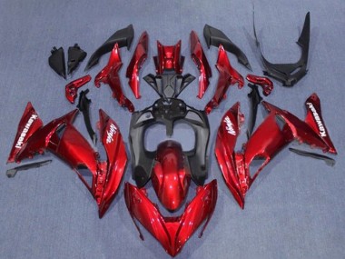 2017-2019 Kawasaki Ninja 650 EX650 Motorcycle Fairing - Red Black White UK