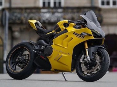 2022-2024 Ducati Panigale V4 V4S Motorcycle Fairings - Yellow Black UK