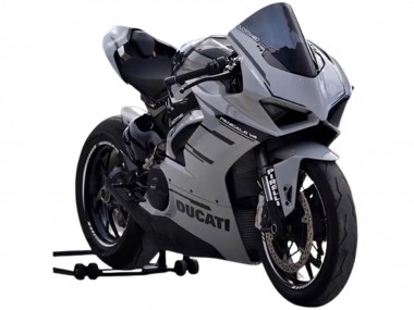 2018-2019 Ducati Panigale V4 V4S Motorcycle Fairings - Grey Black UK
