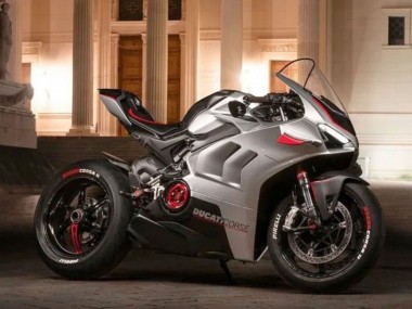 2020-2021 Ducati Panigale V4 V4S Motorcycle Fairings - Silver Red Black UK