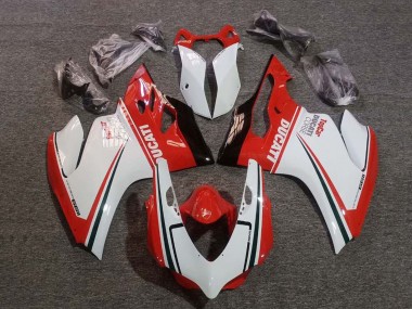 2011-2014 Ducati Panigale 1199 Motorcycle Fairings - White Red Green Glossy Black Corse UK