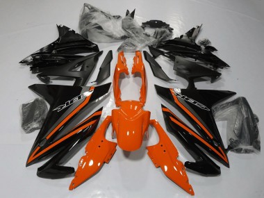 2016-2018 Honda CBR500R Motorcycle Fairings - Orange Grey Glossy Black UK