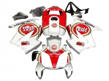 2002-2013 Honda VFR 800 Motorcycle Fairings - White Red Lucky Strike UK
