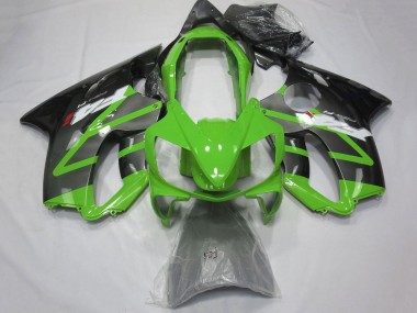 2004-2007 Honda CBR600 F4i Motorcycle Fairings - Green Grey Glossy Black UK