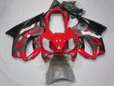 2004-2007 Honda CBR600 F4i Motorcycle Fairings - Red Grey Glossy Black UK