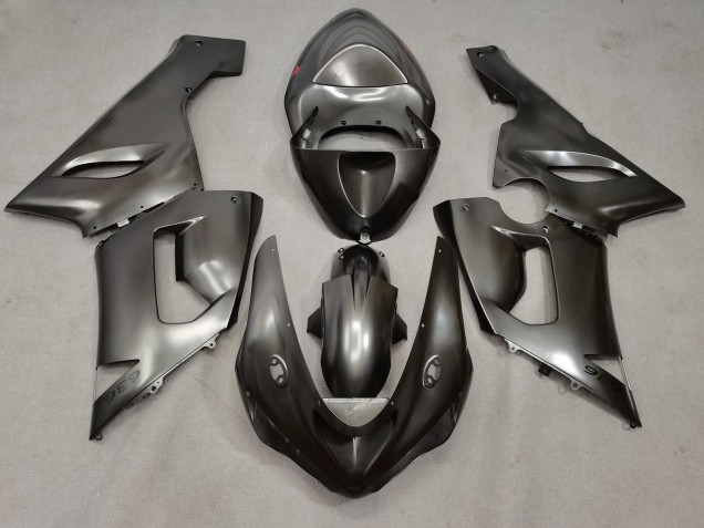 2005-2006 Kawasaki ZX6R Motorcycle Fairings - Liquid Silver UK