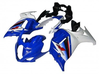 2008-2013 Suzuki GSX650F Motorcycle Fairings - White Blue Red UK
