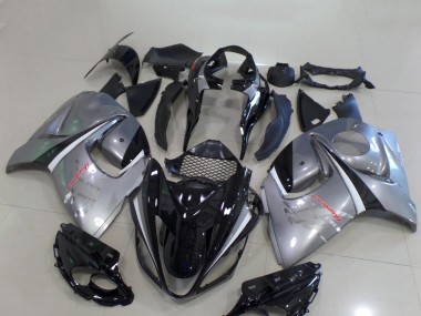 2008-2020 Glossy Black Silver Chrome Suzuki GSXR 1300 Hayabusa Motorcycle Fairings UK