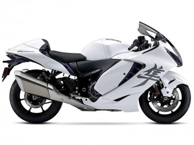2021-2025 White Suzuki GSXR 1300 Hayabusa Motorcycle Fairings UK